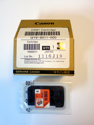 Canon Druckkopf Printhead QY6-8011 CA91 Black